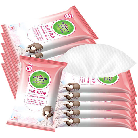 美诗语 湿巾小包便携式独立包装儿童湿纸巾纸随身装AD-102
