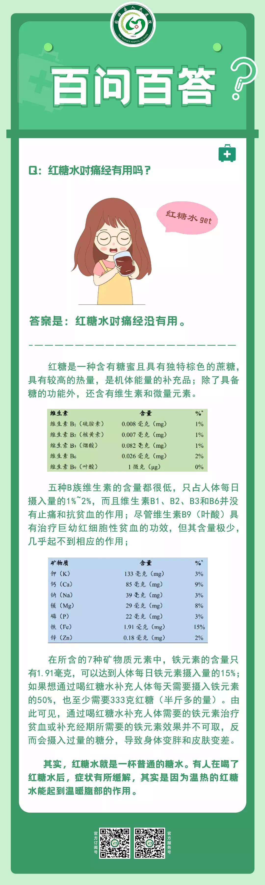 红糖水对痛经有用吗？